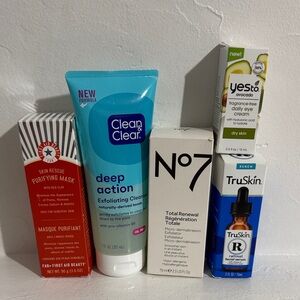 Skincare bundle includes 5 different products